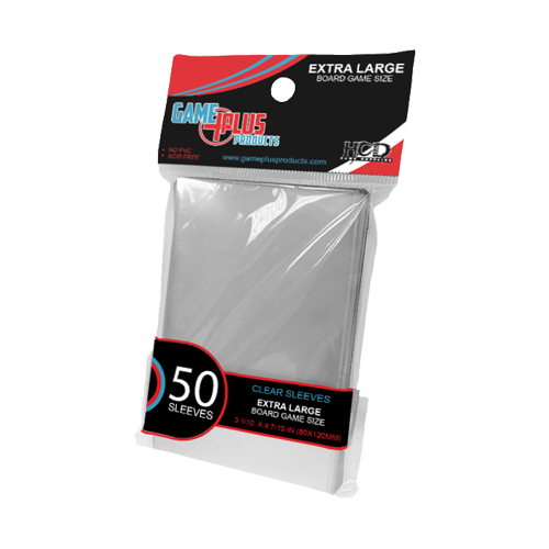 Протекторы Game Plus Products Card Sleeves: Extra Large Size (50)