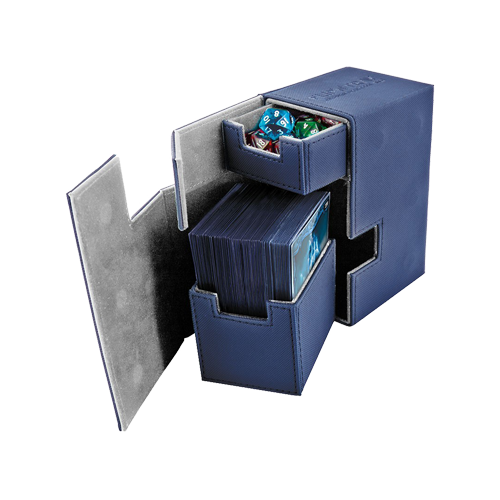 Декбокс Ultimate Guard Flip'n'Tray XenoSkin™ Deck Case 80+ Blue