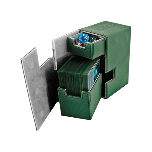 Декбокс Ultimate Guard Flip'n'Tray XenoSkin™ Deck Case 80+ Green