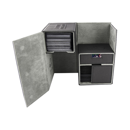 Декбокс Ultimate Guard Twin Flip'n'Tray XenoSkin™ Deck Case 160+ Black