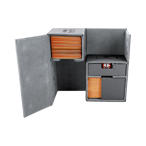 Декбокс Ultimate Guard Twin Flip'n'Tray XenoSkin™ Deck Case 160+ Grey