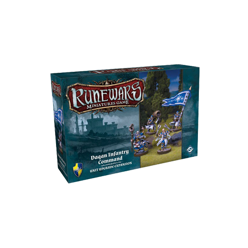 Дополнение к настольной игре Runewars Miniatures Game: Daqan Infantry Command – Unit Upgrade Expansion
