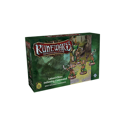 Дополнение к настольной игре Runewars Miniatures Game: Latari Elves Infantry Command – Unit Upgrade Expansion