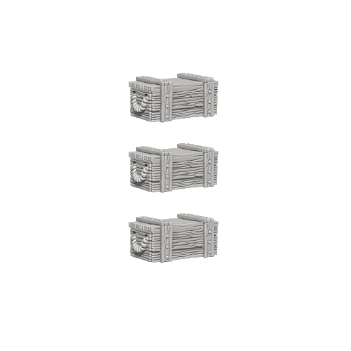 Набор Миниатюр Pathfinder Deep Cuts Unpainted Miniatures - Crates